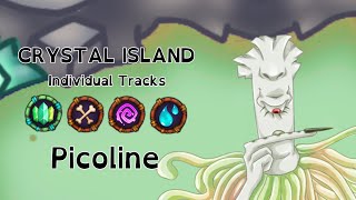 PICOLINE  Crystal Island Individual Tracks Fanmade [upl. by Thurston]