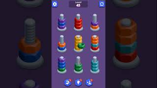 Nuts Sort Master Level 45  Mobile Games [upl. by Jc]