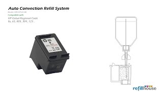 HP 65 65XL 805 304 123 Auto Refill for HP Deskjet 3720 3722 3723 3752 3755 3730 [upl. by Berfield708]