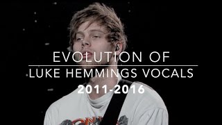 Evolution of Luke Hemmings Vocals 20112016 [upl. by Giralda]