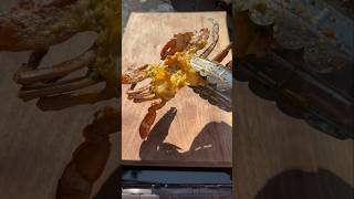 Chargrilled Blue Crabs recipesbyaldenb food garlicbutter recipe [upl. by Niowtna]