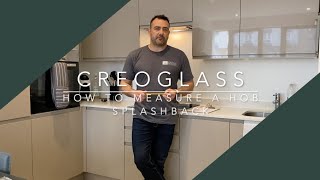 How to Measure a Kitchen Splashback  DIY Series  ®CreoGlass Design [upl. by Randene]