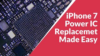 How to Replace iPhone 7 Power IC  iPhone 7 Power IC Repair  STEP BY STEP [upl. by Lebaron]