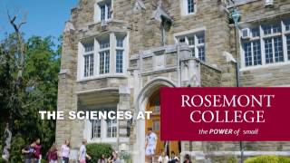 Science at Rosemont College [upl. by Yttig295]