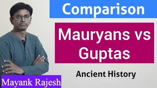 ComparisonMauryan empire vs Gupta empire [upl. by Refinaj]