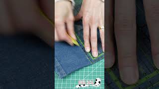 DIY Hemming Jeans Without the Original Hem How To CUT JEANS  Bravo Dada HemJeans ShortenJeans [upl. by Trescott]