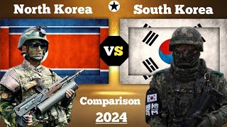 North Korea vs South Korea Military Power Comparison 2024  North Korea vs South Korea [upl. by Murry]