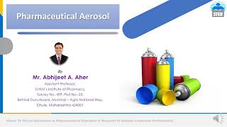 Pharmaceutical Aerosols [upl. by Higgins]