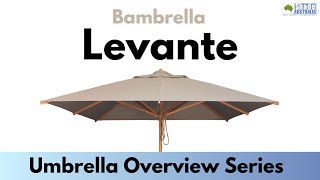 Bambrella Levante  Bamboo Umbrella Range [upl. by Kannav]