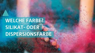 WohnWissen Dispersion oder Silikatfarbe welche Farbe passt zu mir  BAUEN amp WOHNEN [upl. by Kristien]