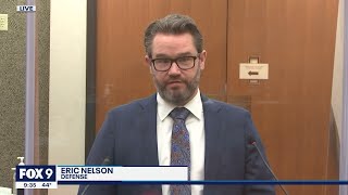 Defense attorney Eric Nelson motions to sequester jury after events in Brooklyn Center  FOX 9 KMSP [upl. by Esma]