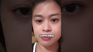 LOPSIDED FACE FIX 🛠️ glowuptips selfimprovement tips glowup [upl. by Arocahs]