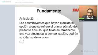 La compensación como forma de extinción de las obligaciones fiscales [upl. by Soren]