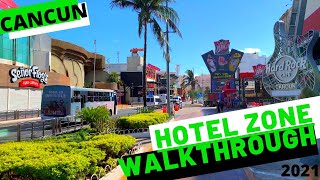 Cancun  Hotel Zone  Walkthrough [upl. by Ylime]