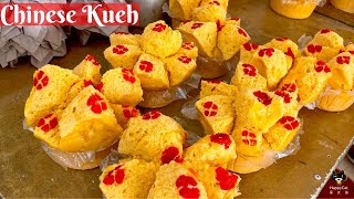 Traditional Huat Kueh made inhouse in a hawker centre  Red Hill Huat Kueh [upl. by Tenner302]