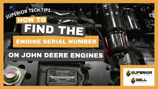 How to find the Engine Serial Number on your John Deere Engine [upl. by Nossyla946]