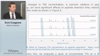 Using UPLC for HPLCBased Large Molecule Applications Transferring Legacy Peptide Maps [upl. by Ayokal]