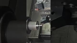 👉External turning😁 withcnc 🔥machine carbide🥵 inserts shortvideo ❣️viralvideo pleasesubscribe🙏 [upl. by Hanzelin592]