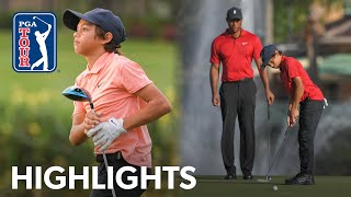 Best of Charlie Woods at 2021 PNC Championship  2021 [upl. by Wakerly]