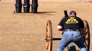 Firing a Hotchkiss Revolving Cannon by AdeQ Firearms Company [upl. by Ailimac]