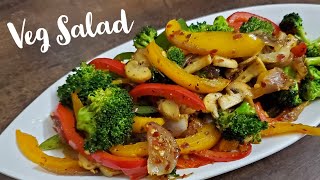 Sautéed Vegetables Recipe  Veg Salad  Saute Time [upl. by Ranchod254]