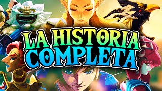 La historia explicada y resumida de THE LEGEND OF ZELDA BREATH OF THE WILD [upl. by Lanaj615]