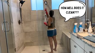 Electric Spin Scrubber 2024 Upgraded Bathroom Cleaner Power Shower Cleaning Brush Review [upl. by Nnaeiram]