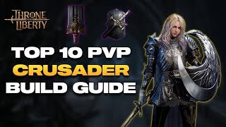 Sword Greatsword Crusader Full PVP Build Guide Throne amp Liberty [upl. by Tillion999]