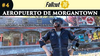 FALLOUT 76 4 Aeropuerto de Morgantown  Gameplay español [upl. by Niwde]