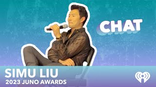 Simu Liu on The JUNOs Streaker His Cover Song Mixtape Working With Michelle Yeoh Ryan Reynolds [upl. by Iris846]