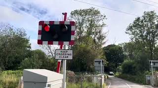 Upgrade Buckland Level Crossing Surrey Friday 11082023 [upl. by Zandt]