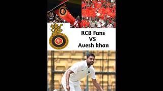 RCB Fans Vs Avesh Khan ytshorts [upl. by Sonya]