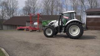 Valtra T234V automatinė transmisija ūkinikas Romualdas Bertašius Rovaltra [upl. by Omocaig]