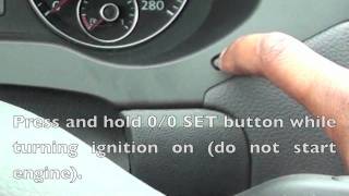 How to Reset Service Light on 2012 VW JettaGolf [upl. by Carson]