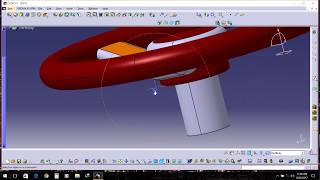 catia v5 steering wheel [upl. by Nalda13]