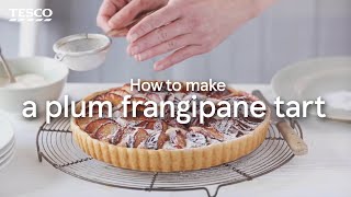 How to Make Plum Frangipane Tart  Tesco [upl. by Ambler352]