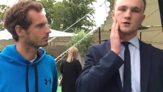 Andy Murray Meets Andy Murray as Impressionist Nails Voice of the Tennis Star [upl. by Nastassia]