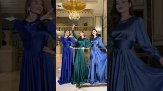 New trending party wear party dress  party frock colourful party dress ideas sharia lifestyle [upl. by Ydissak]