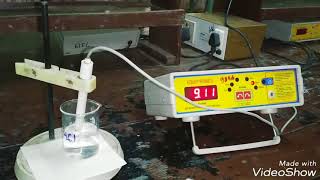 Conductometric titration of Strong acid Vs Strong Base [upl. by Airotna]