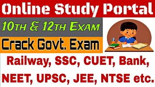 Online Study Portal  Crack Exam  RRB SSC UPSC NEET BANK CUET JEE crackgovtexam letsnewtry [upl. by Drye]