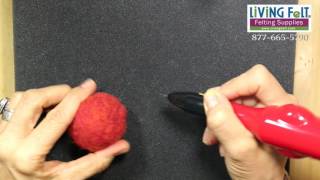 addiQuick Needle Felting Tool Demo [upl. by Notsrik]