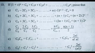 Class 12 Maths Binomial Theorem part 5 [upl. by Amand]