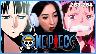 ENIES LOBBY  One Piece Episode 263 amp 264 Reaction [upl. by Anirahs645]