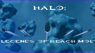 Legends of Reach HALO Ship Mod Trailer  HALO Ship Combat Game  A Nebulous Fleet Command Mod [upl. by Sassan]