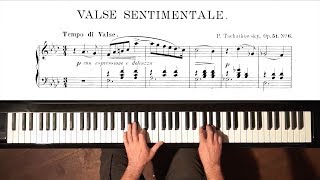 Tchaikovsky “Valse Sentimentale” P Barton FEURICH 218 piano [upl. by Amikehs]