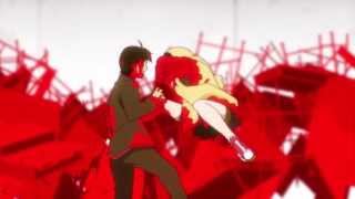 Bakemonogatari fight scene Koyomi vs Kanbaru [upl. by Donadee]