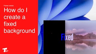 Framer tutorial  Create a fixed background [upl. by Limbert743]