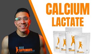 What is Calcium Lactate Benefits and Dosage [upl. by Adnohsek64]