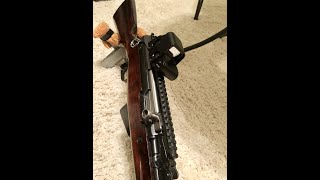 MagWedge Picatinny rail full installTula SKS sks shooting gun magwedge fortheboys [upl. by Wilonah]