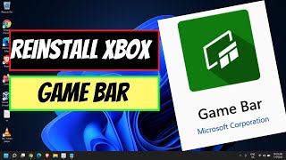 How To Uninstall and Reinstall Xbox Game Bar In Windows 11 To Fix Issues [upl. by Terra811]